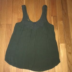 American eagle army green tank top